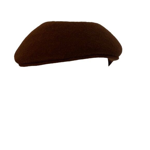 Vintage John Kent Brown Classic Wool Beret Hat - Picture 2 of 8